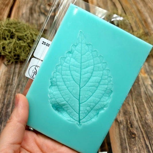 Silicone Texture - Perilla Blumei Leaf #1