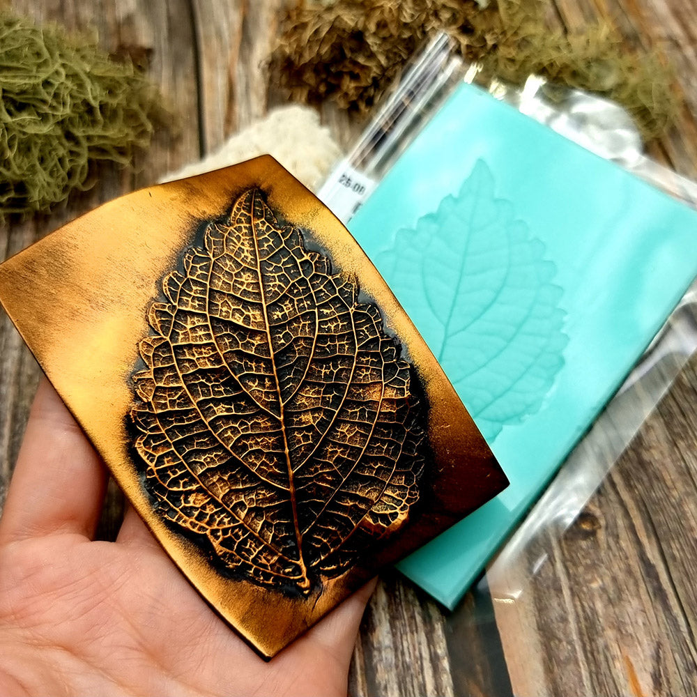 Silicone Texture - Perilla Blumei Leaf #1