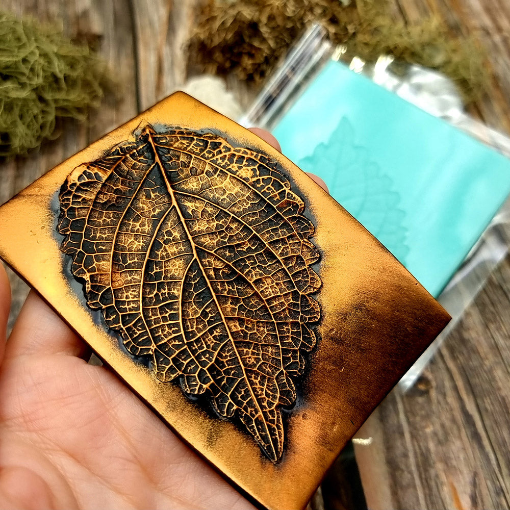 Silicone Texture - Perilla Blumei Leaf #1
