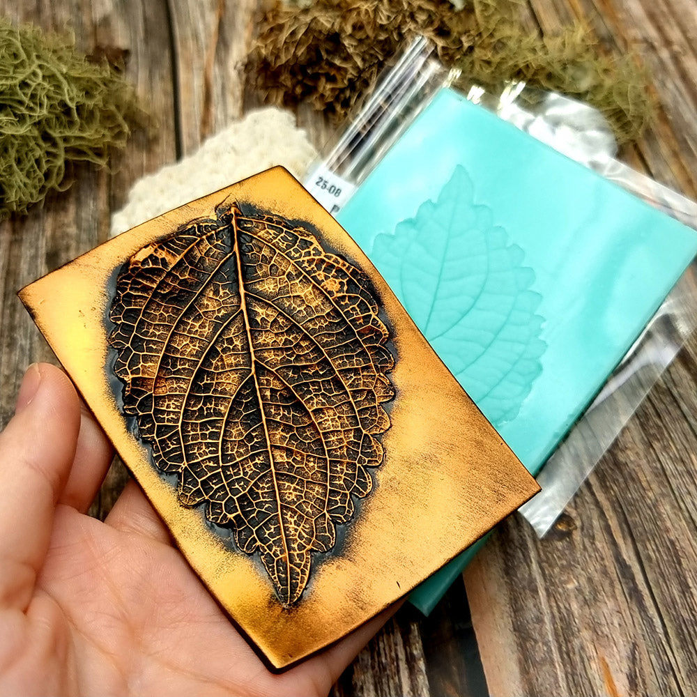 Silicone Texture - Perilla Blumei Leaf #1