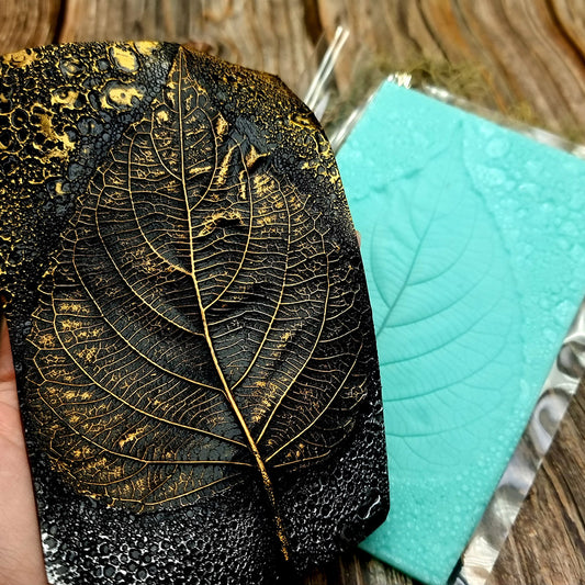 Silicone Texture - Large Leaf Pattern #1