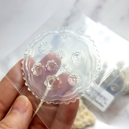 Flowers and Lotus - Clear Silicone Mold