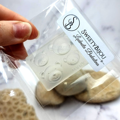 Bear Family - Clear Silicone Mold