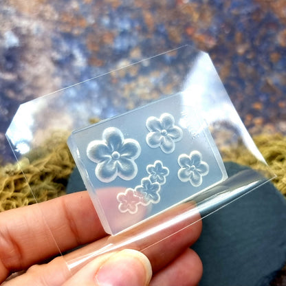 Simple Flowers - Clear Silicone Mold