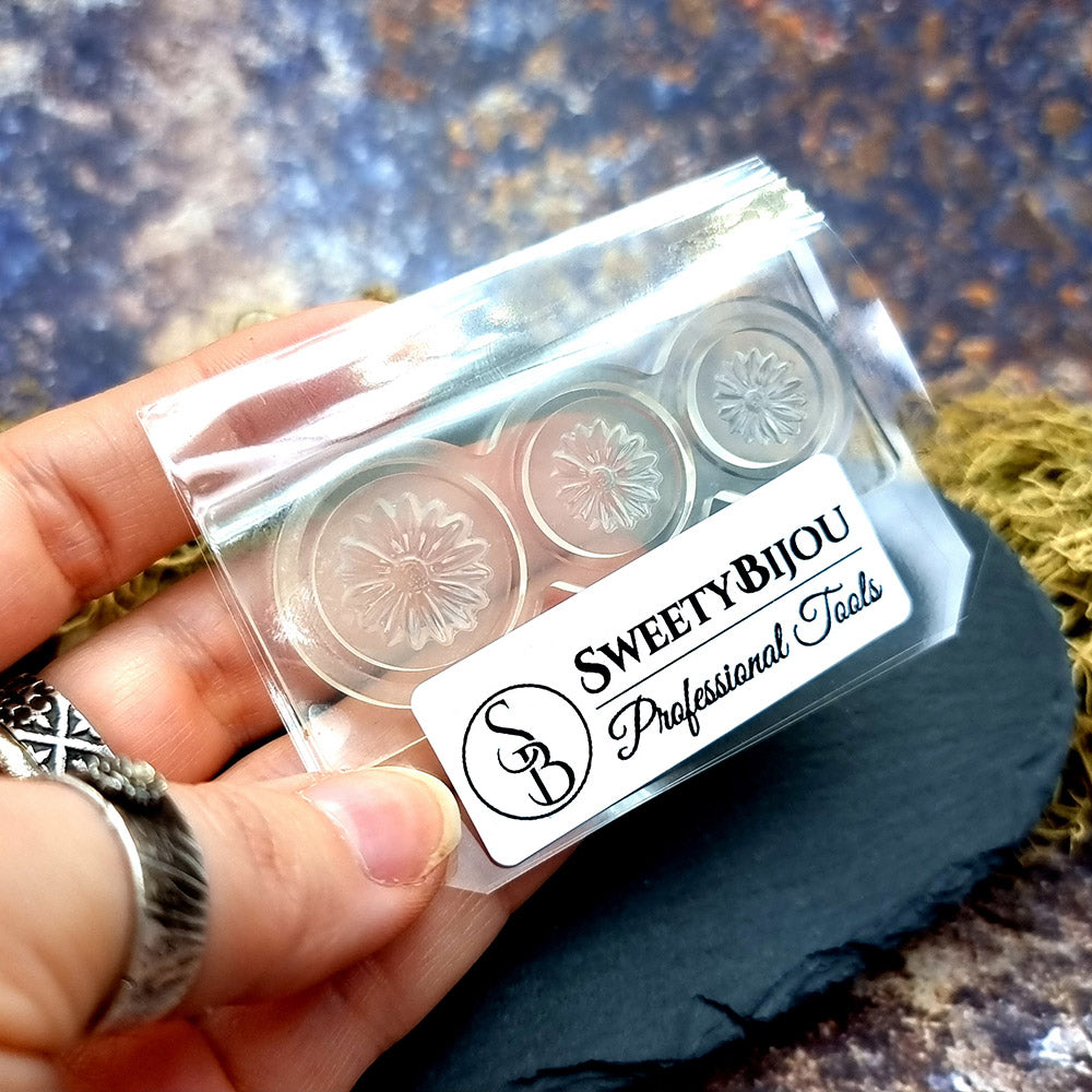 Chamomile Flowers 2 - Clear Silicone Mold