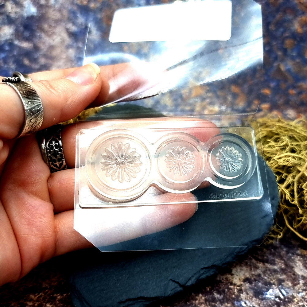 Chamomile Flowers 2 - Clear Silicone Mold