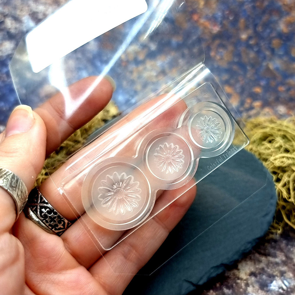 Chamomile Flowers 2 - Clear Silicone Mold