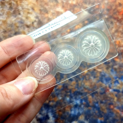 Chamomile Flowers 2 - Clear Silicone Mold