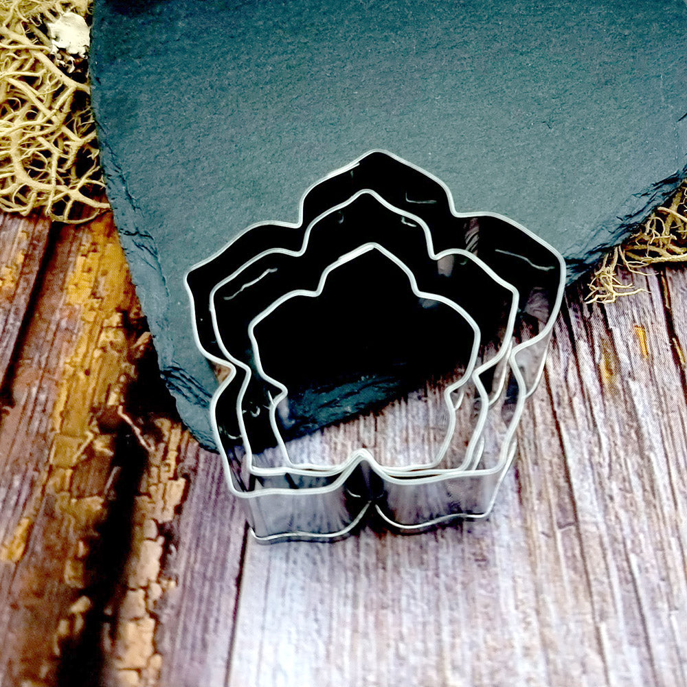 Set Of 3 Cutters Of Flowers