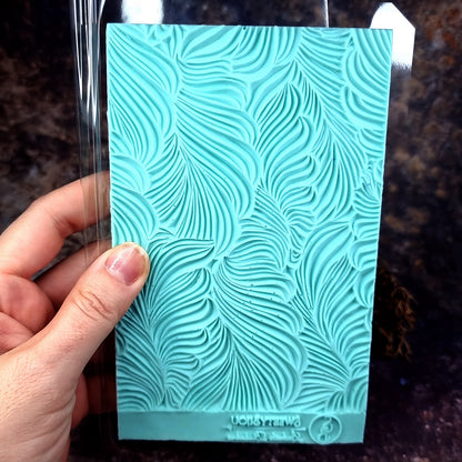 Hand Carved Silicone Texture - Feathers #1