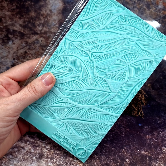 Hand Carved Silicone Texture - Feathers #2