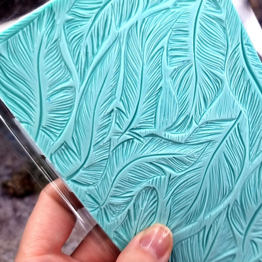 Hand Carved Silicone Texture - Feathers #2
