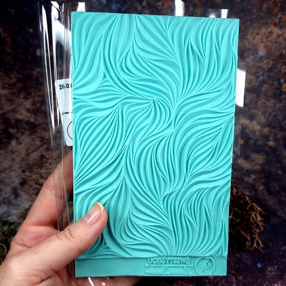 Hand Carved Silicone Texture Shibori Silk #1
