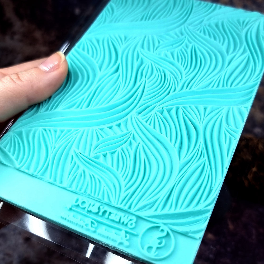Hand Carved Silicone Texture Shibori Silk #2