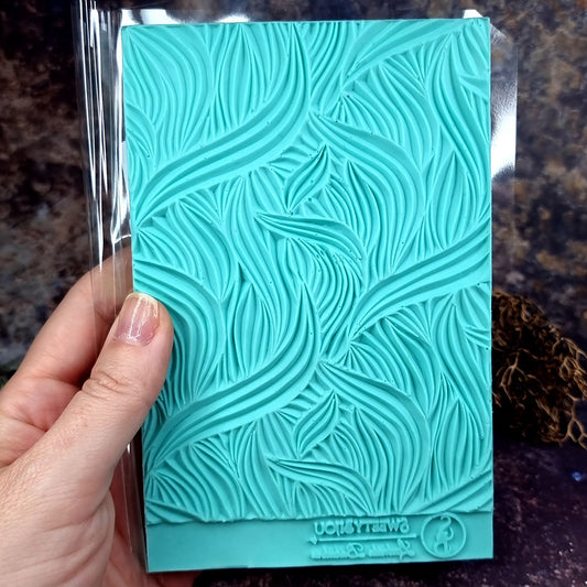 Hand Carved Silicone Texture Shibori Silk #2