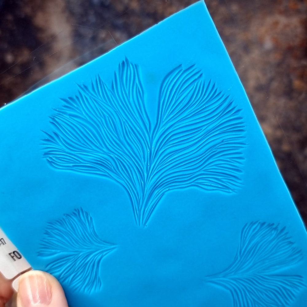 Silicone Texture - Four Gingko Leafs