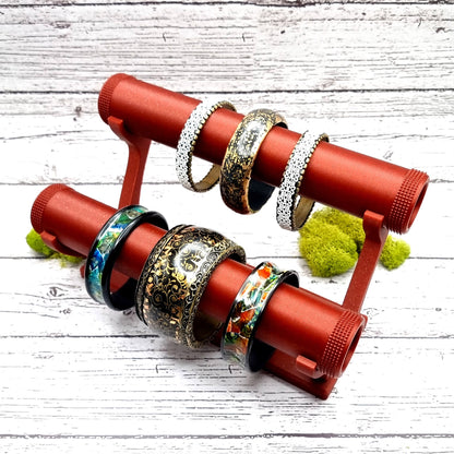 Double Display for Bracelets - Crimson Red Display for Bracelets SweetyBijou Tools   