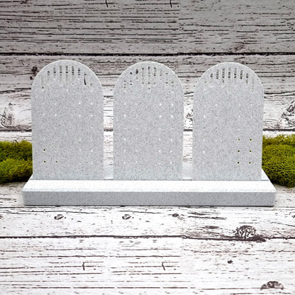 Long Display for Earrings - White Marble Display for Earrings SweetyBijou Tools   