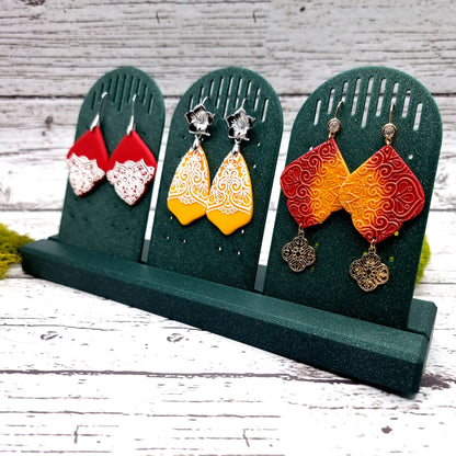 Long Display for Earrings - Alpine Green Display for Earrings SweetyBijou Tools   