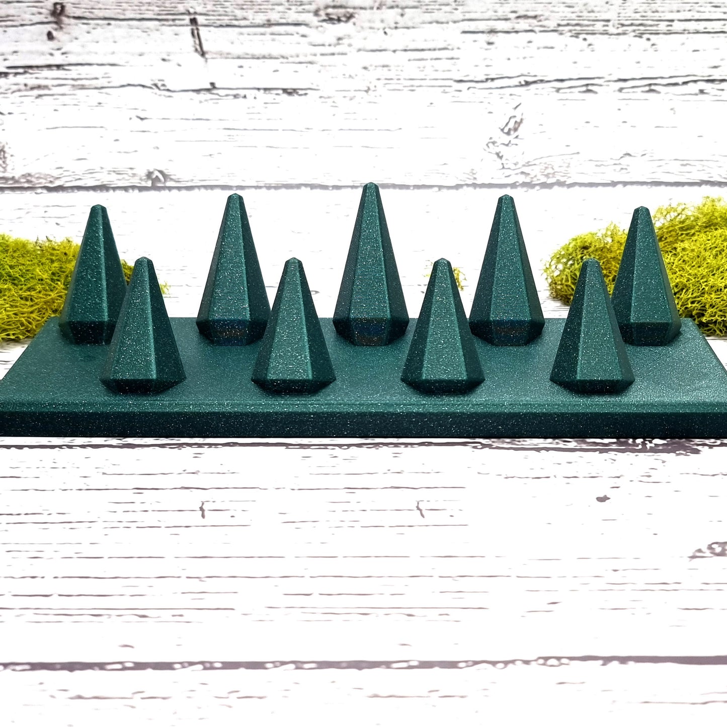 9 Fingers - Tilt Display for Rings - Alpine Green Display for Rings SweetyBijou Tools   