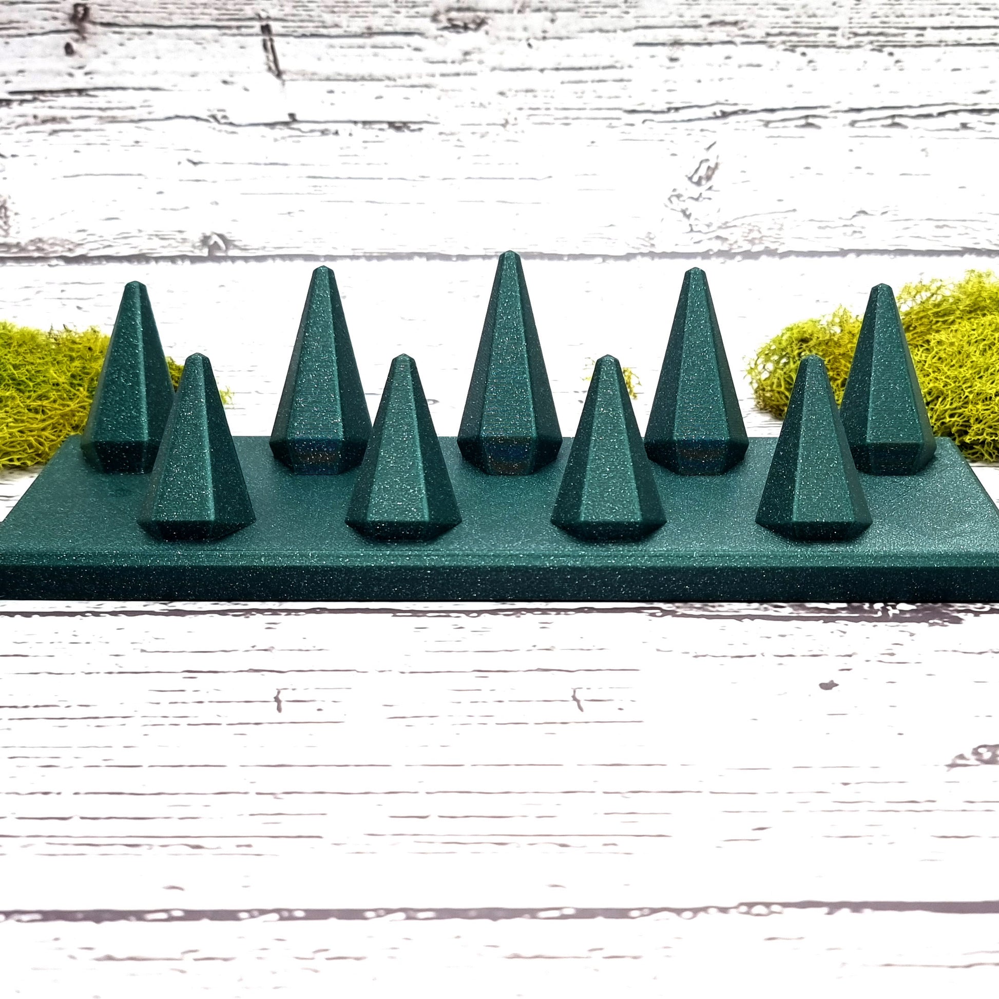 9 Fingers - Tilt Display for Rings - Alpine Green Display for Rings SweetyBijou Tools   