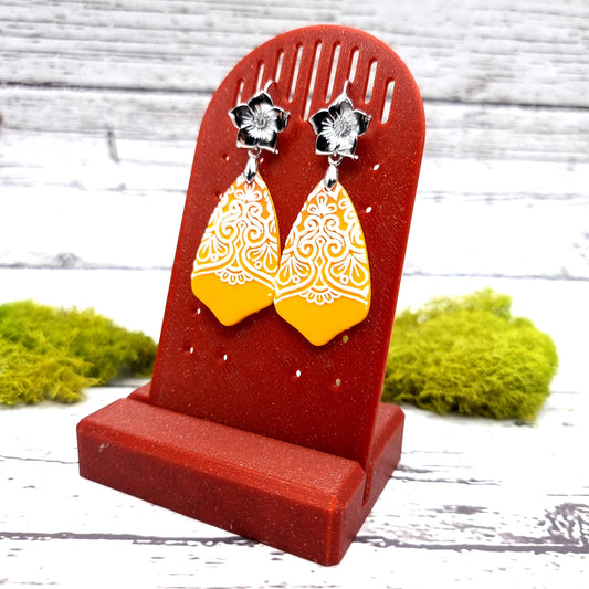 Single Display for Earrings - Crimson Red Display for Earrings SweetyBijou Tools   