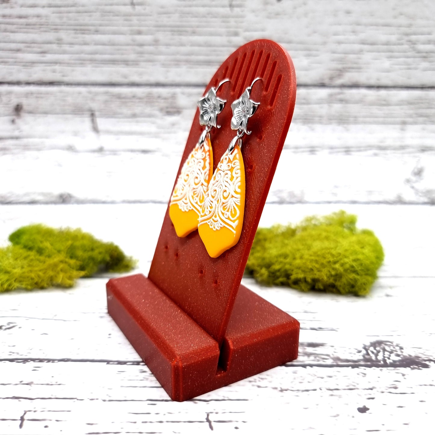 Single Display for Earrings - Crimson Red Display for Earrings SweetyBijou Tools   