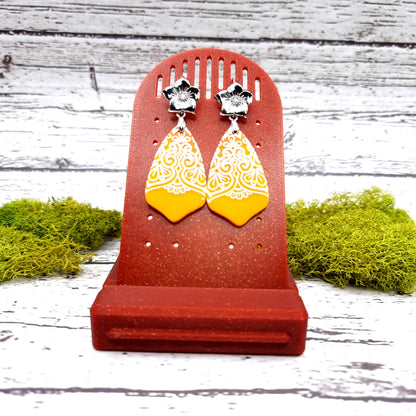 Tilt Display for Earrings - Crimson Red Display for Earrings SweetyBijou Tools   