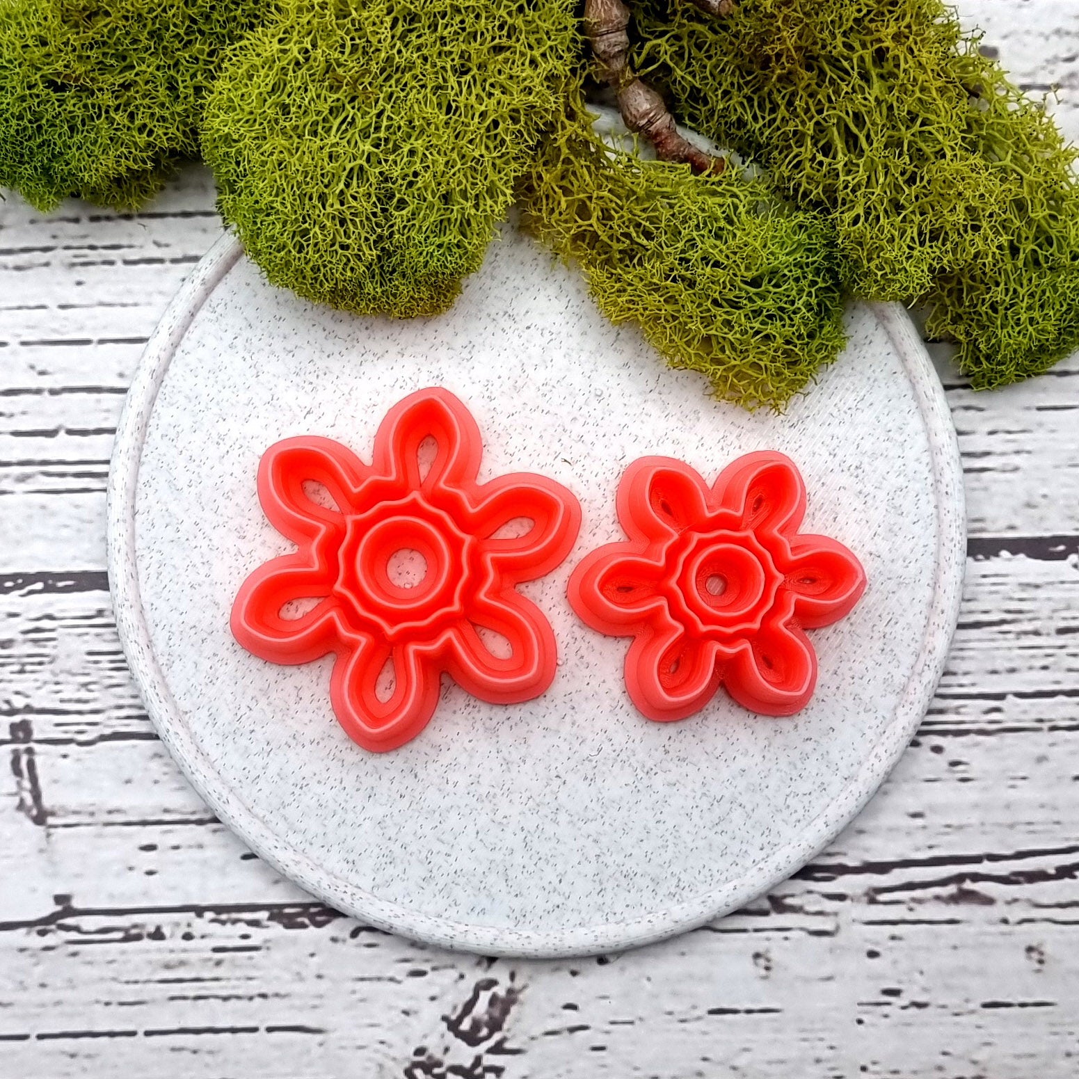 Flower Cutter #5 - Polymer Clay Cutters Plastic Cutters SweetyBijou Tools   