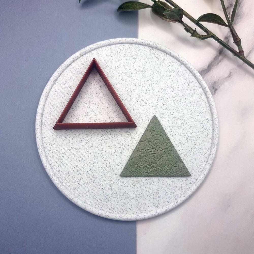 Triangle - Set of 11 Polymer Clay Cutters Plastic Cutters SweetyBijou Tools   