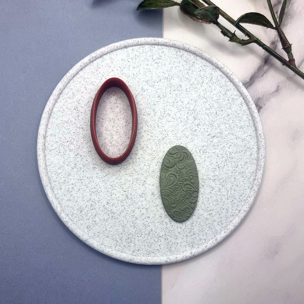 Oval 6:3 - Set of 11 Clay Cutters Plastic Cutters SweetyBijou Tools   