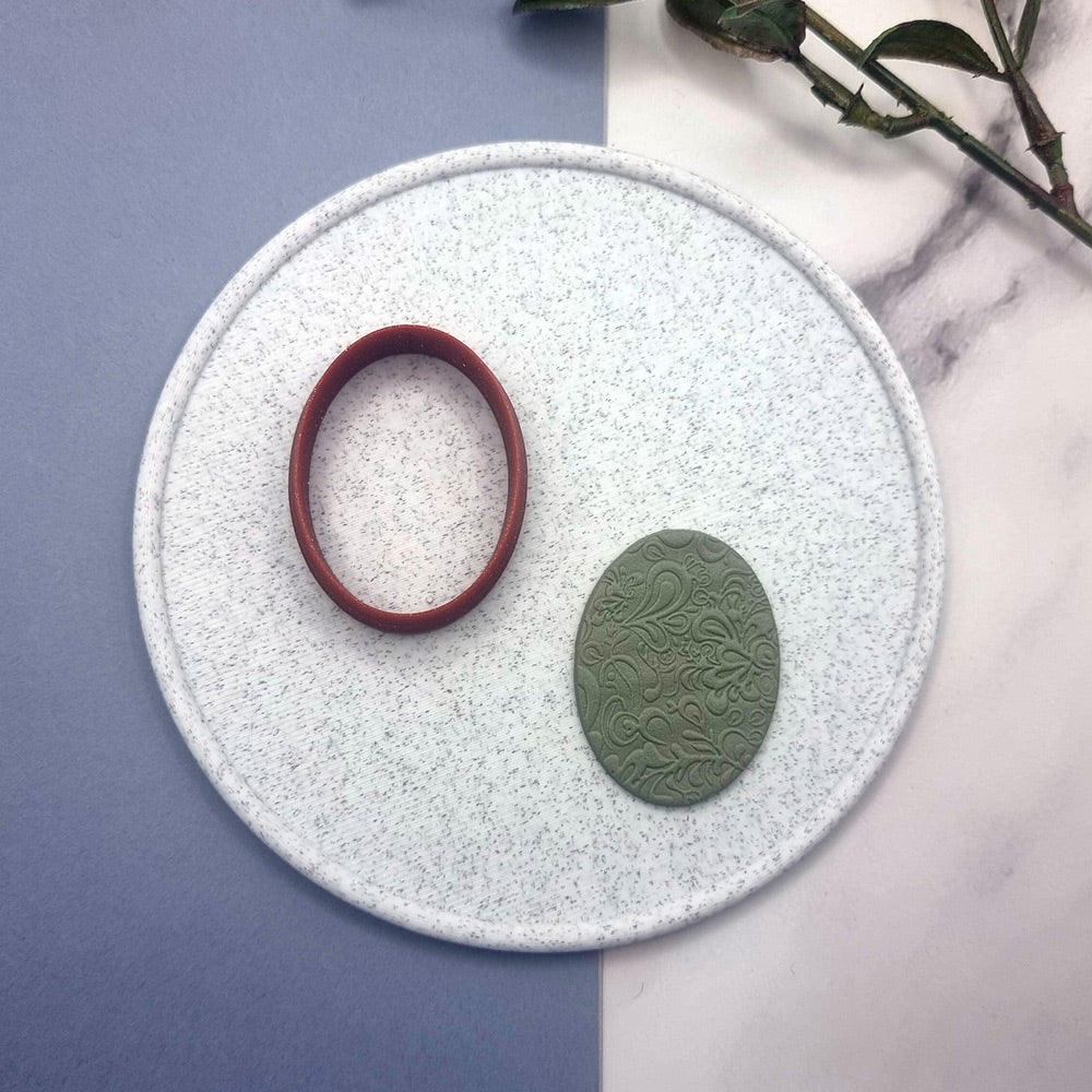 Oval 6:5 - Set of 11 Polymer Clay Cutters Plastic Cutters SweetyBijou Tools   