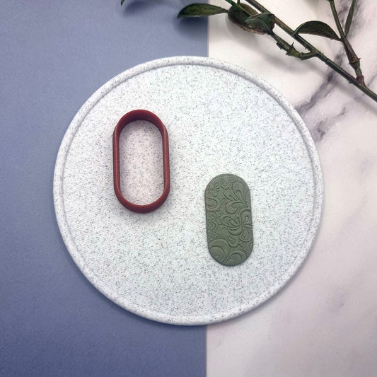 Rectangle Extra-Rounded 6:3 - Set of 11 Clay Cutters Plastic Cutters SweetyBijou Tools   