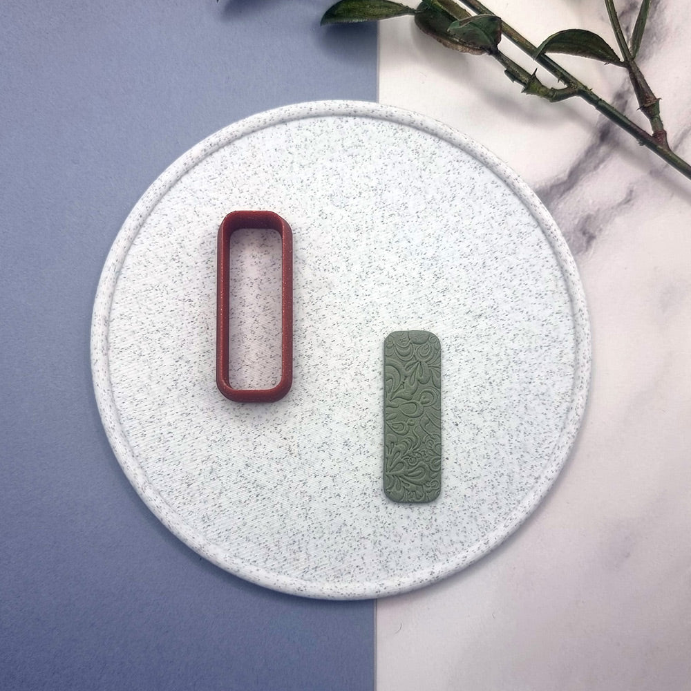 Rectangle Rounded 6:2 - Set of 11 Polymer Clay Cutters Plastic Cutters SweetyBijou Tools   