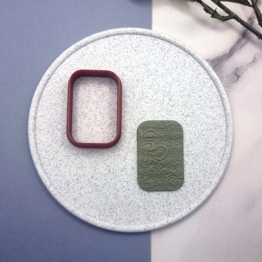 Rectangle Rounded 6:4 - Polymer Clay Cutter Plastic Cutters SweetyBijou Tools   