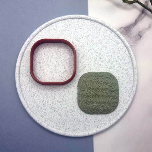 Square Extra-Rounded - Set of 11 Clay Cutters Plastic Cutters SweetyBijou Tools   