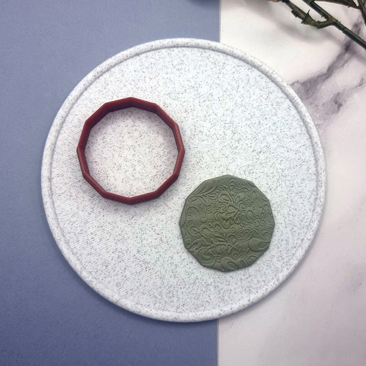 12-Sided Shape - Set of 11 Polymer Clay Cutters Plastic Cutters SweetyBijou Tools   