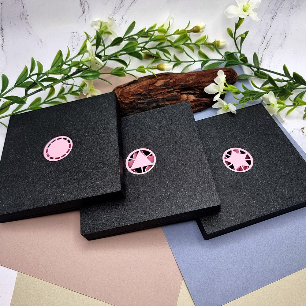 52pcs Mini Geometric Polymer Clay Cutters in 3 Luxury Boxes