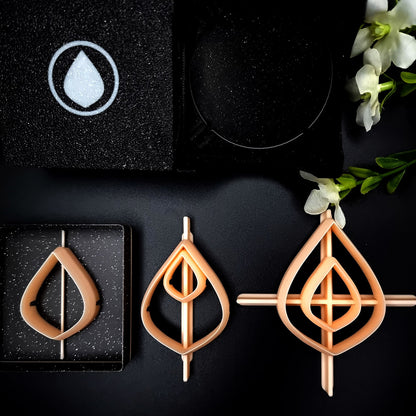 5 Sharp Drop Cutters in Set - Perfectly Aligned Cutters #18