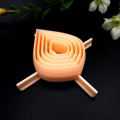 5 Sharp Drop Cutters in Set - Perfectly Aligned Cutters #18