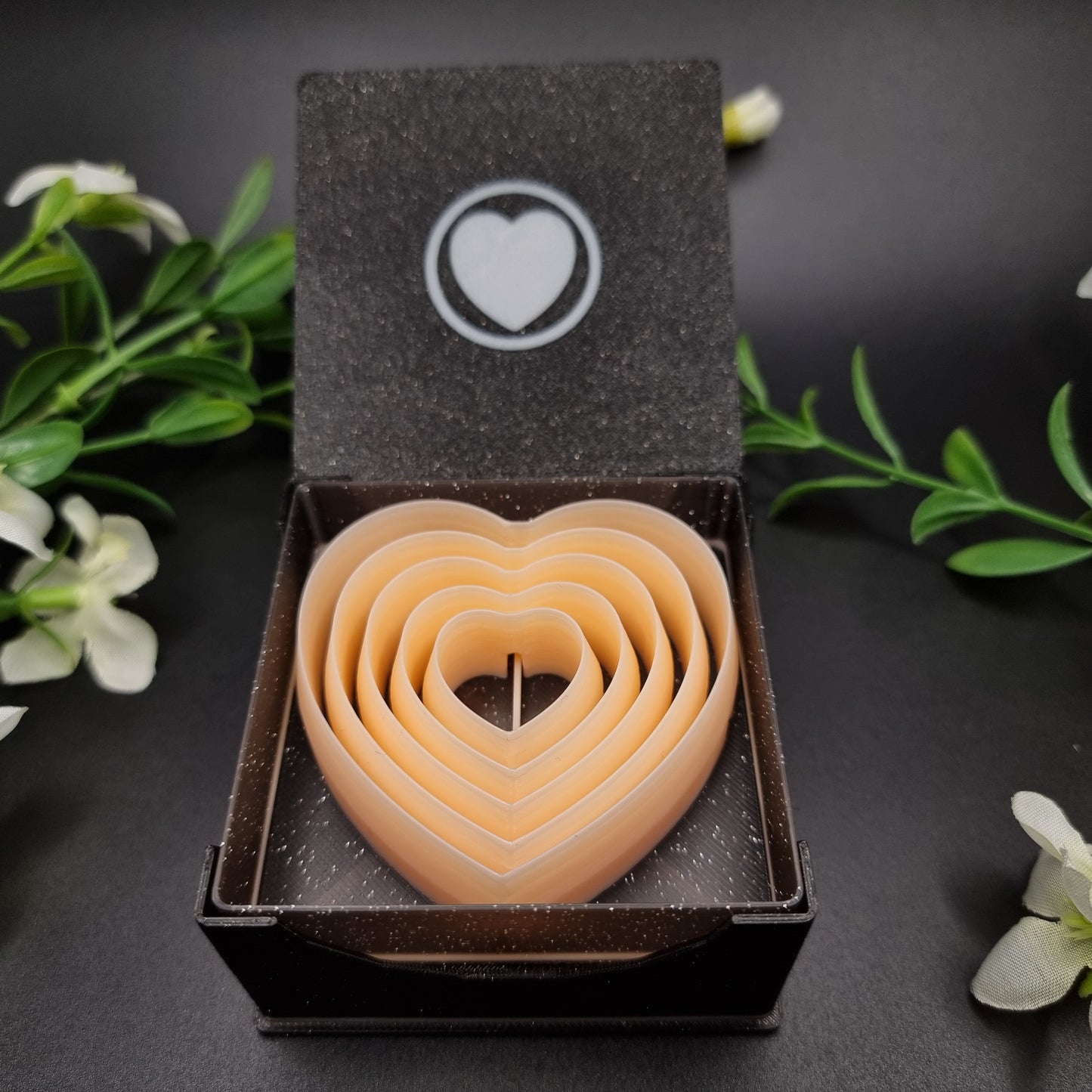 5 Heart Cutters in Set - Perfectly Aligned Cutters #15