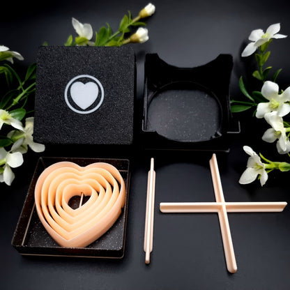 5 Heart Cutters in Set - Perfectly Aligned Cutters #15