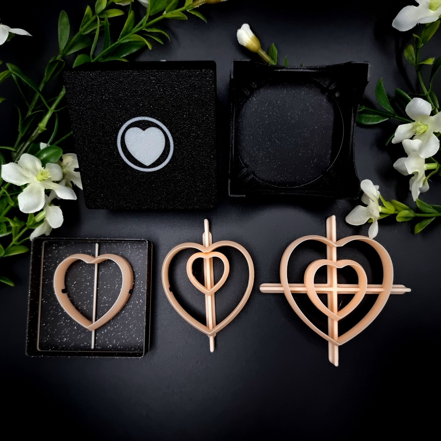 5 Heart Cutters in Set - Perfectly Aligned Cutters #15