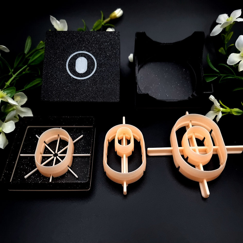 5 Rounded Rectangle Cutters in Set - Perfectly Aligned Cutters #14