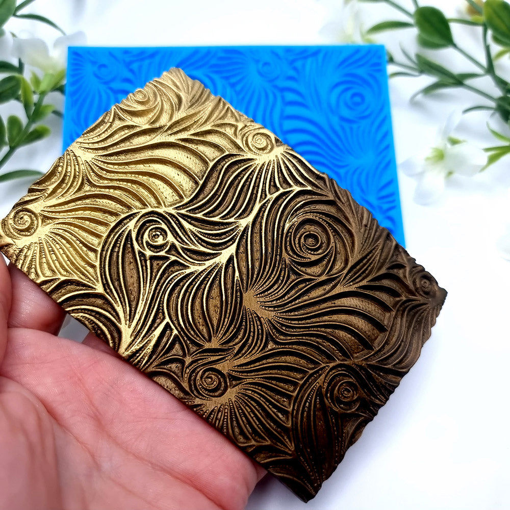 Swirls Cloisonne - Flexible Texture