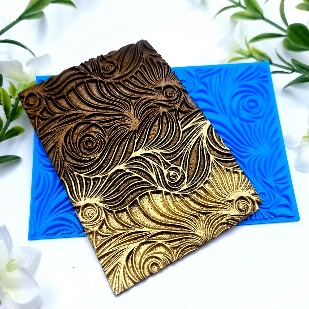 Swirls Cloisonne - Flexible Texture