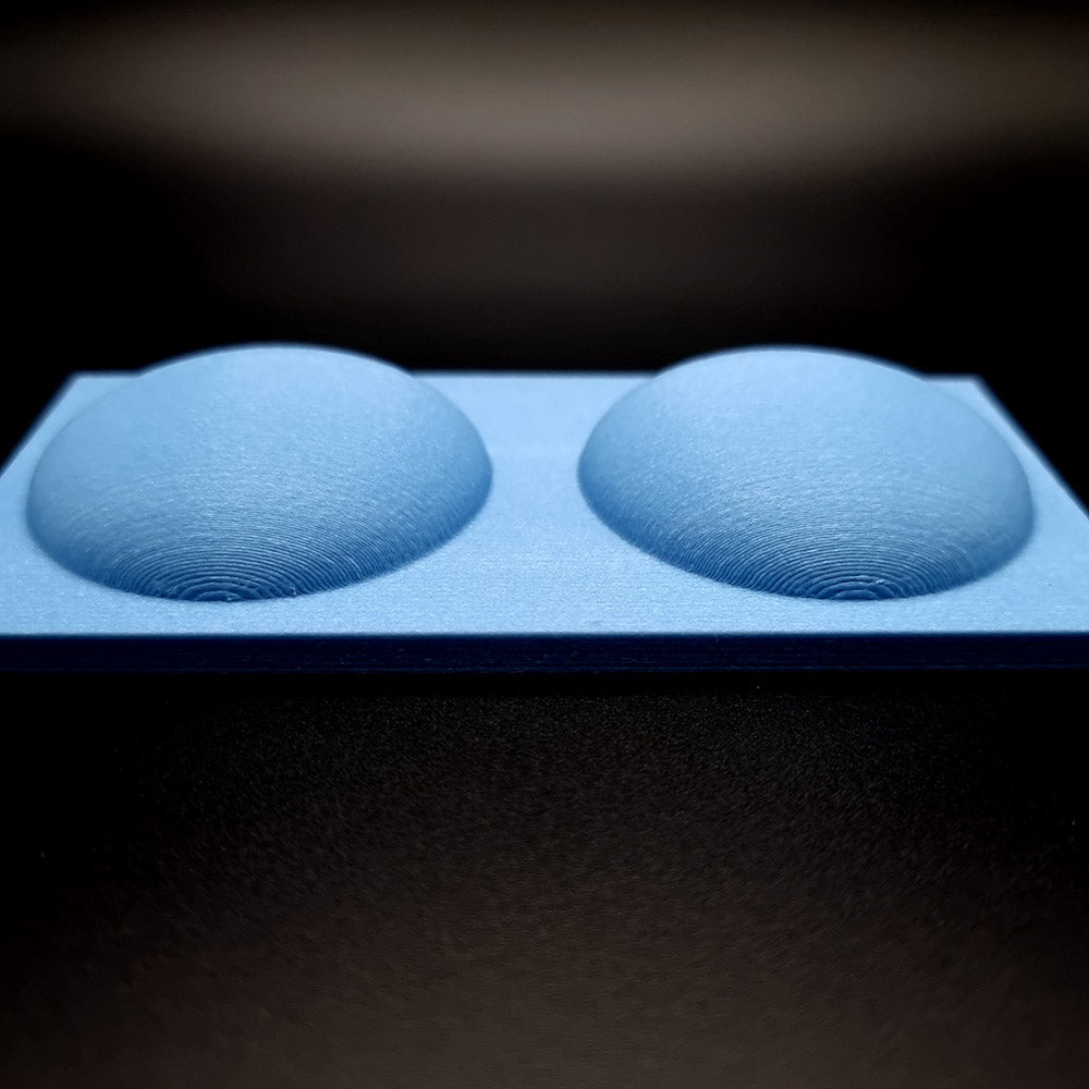 Small 2 Rounds domed baking base for polymer clay