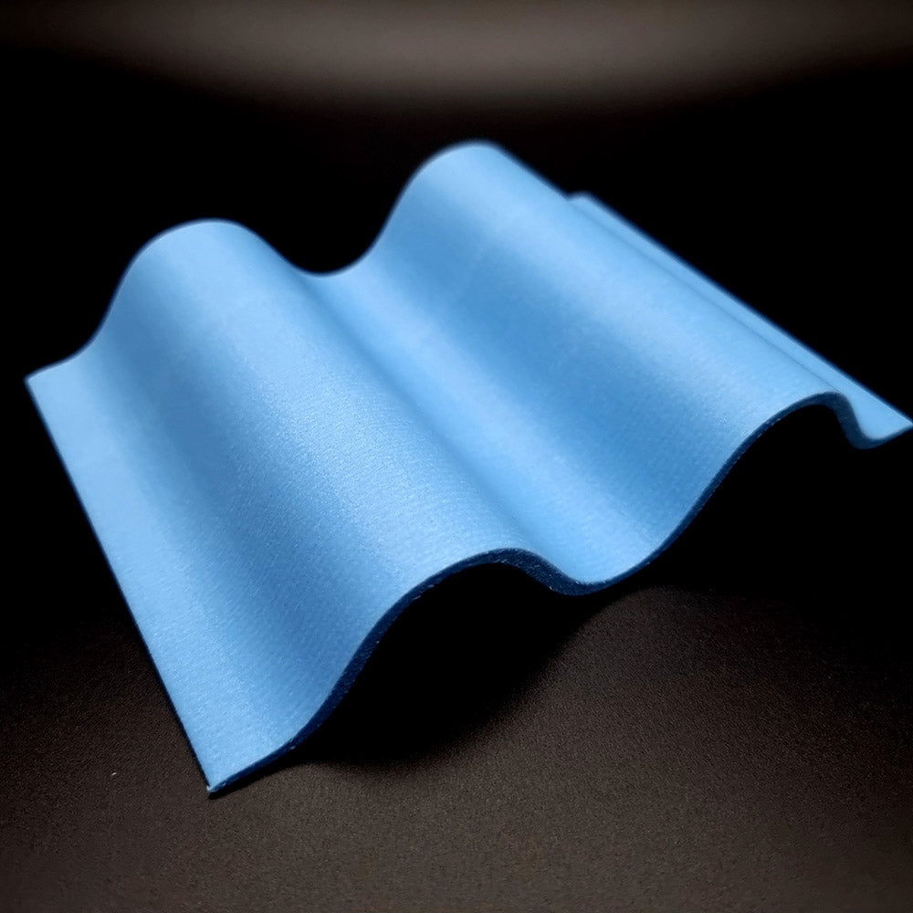Large Smooth Waves domed baking base for polymer clay