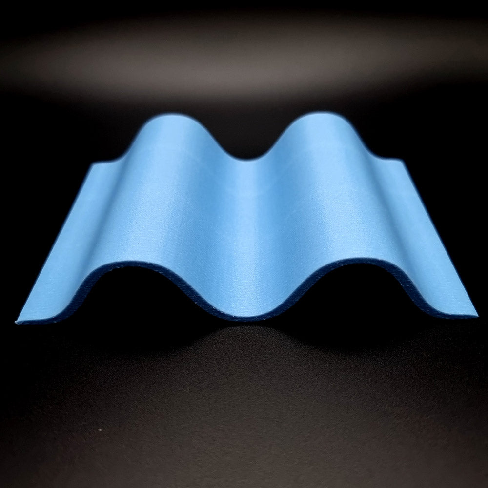 Large Smooth Waves domed baking base for polymer clay