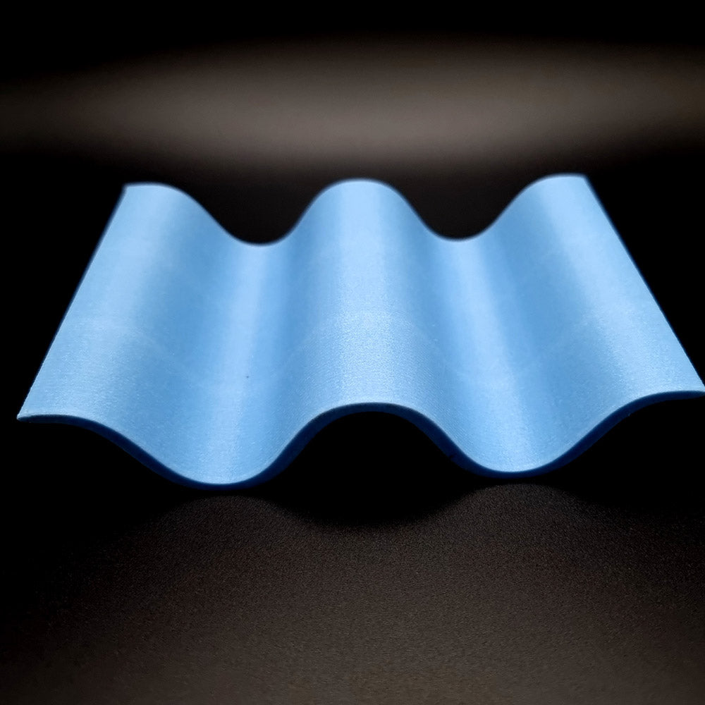 Large Smooth Waves domed baking base for polymer clay